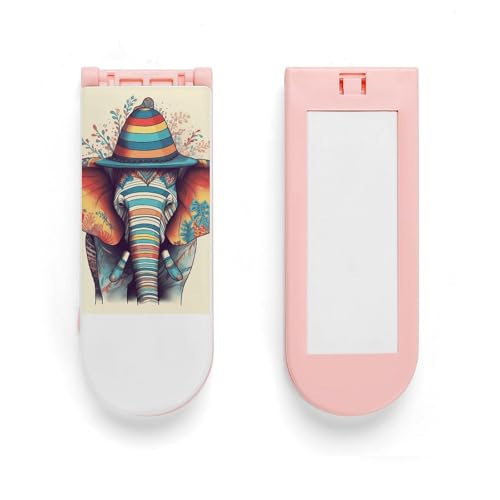 Support de téléphone lumière selfie 3 modes éclairage éléphant rechargeable