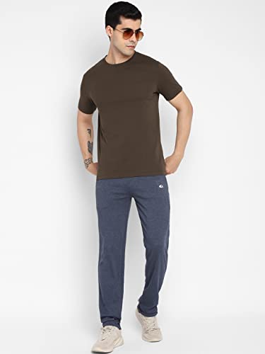 Image of Allen Cooper Men's Super Combed Cotton Rich Solid Round Neck Half Sleeve T-Shirt