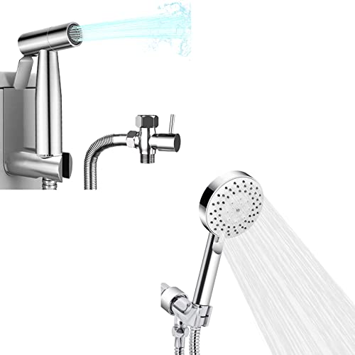 Handheld Bidet Toilet Sprayer + High Pressure Handheld Showerhead #TOP5