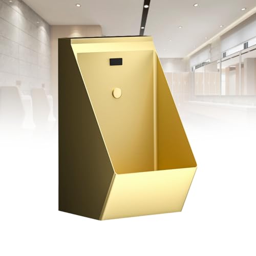 自動センサー小便器 - 壁掛け式 304ステンレススチール製 防臭 防滴 誘導洗浄 業務用公共トイレ用 衛生的 タッチレス設計