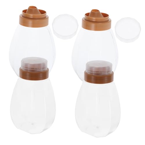 Abaodam Honey Jar Lids 4pcs 720ml Airtight Honey Storage Jars Squeeze Bottles for Kitchen