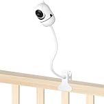 Vikobess Flexible Baby Monitor Mount, Universal Crib Baby Camera Holder Compatible with Infant Optics DXR-8 / DXR-8 Pro, Owlet Cam/Cam 2 / Duo 2, Nanit Pro, Arlo, HelloBaby, Motorola, VTech & More