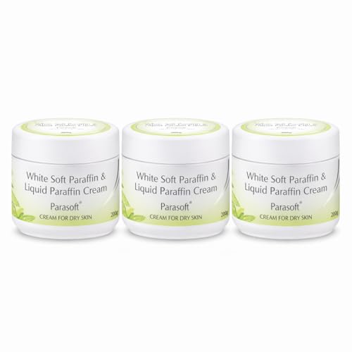 Parasoft Moisturizing Cream with Aloe Vera - 200g (Pack of 3) | Deep Hydration Intense Moisturizer for Dry & Dehydrated Skin, Non-Greasy, All-Season Daily Skincare, Dermatologist Tested, Paraben-Free