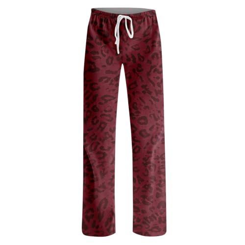 Gumipy Leopard Pants Women Comfy Soft Leopard Print Pajama Pants Sleepwear - image 3