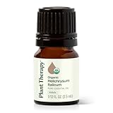Plant Therapy Helichrysum Italicum Organic Essential Oil 100% Pure, USDA Certified Organic, Undiluted, Natural Aromatherapy, Therapeutic Grade 2.5 mL (1/12 oz)