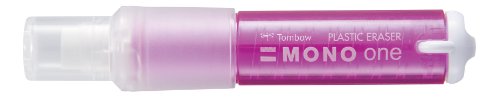 Tombow, Mono One eraser, refillable transparent pink