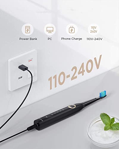 Miniatura 3 de Kopbtboy Usb Cargador De Cepillo De Dientes Eléctrico Para Fairywill Bitvae Cepillo De Dientes Eléctrico, Fairywill Bitvae Usb Reemplazar La Línea De Carga