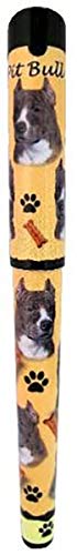 Bolígrafo E&S Pets Pit Bull negro gel recargable