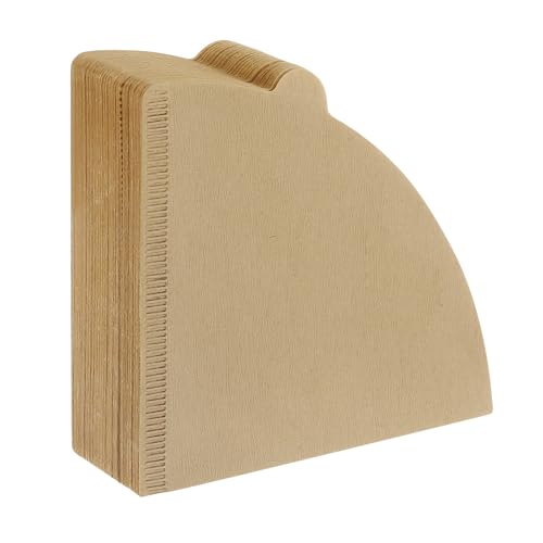 VEVOK CHEF 200PCS Cone Coffee Filters #2, 200 Count Unbleached Natural Paper Size 02, Disposable Coffee Filters for 2-6 Cup Pour-Overs and Drip Coffee Maker, Compostable, Tear-Resistant