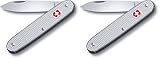 Victorinox Schweizer Taschenmesser, Electrician, Multitool, Swiss Army Knife mit 7 Funktionen, Kabelklinge, Drahtschaber, Kapselheber (Packung mit 2)