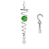 SPRING SONG Wind Spinners Gazing Ball Spiral Tail Indoor Outdoor Stainless Steel Garden Decoration w