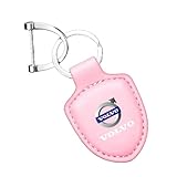 CZJZWQSB Car Keychain for Volvo XC90 XC60 XC40 S60 S90 V60 V90, Adult Durable Key Car Keychain Key Chain Ring for Men and Women,Red