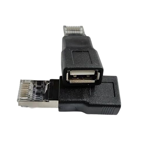 Vdaxvme - Adaptador Ethernet USB a RJ45 USB 2.0 hembra a RJ45 macho Ethernet para módem ADSL, adaptador de red