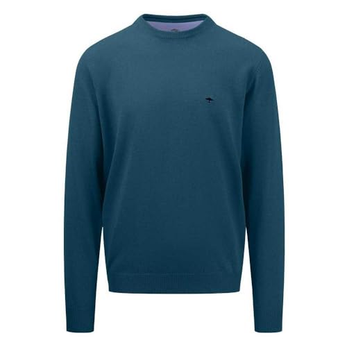 FYNCH-HATTON col rond superfin pull homme en maille légère et respirante