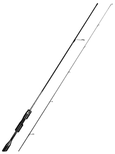 Jenseits Ultra-Light Spinning Fishing Rod – 5'6' Carbon Fiber, 2-Piece Portable Design, Sensitive & Lightweight, Ceramic Guides for Smooth Casting, Ideal for Trout,Crappie,Bream,Bass,Walleye,Beginners