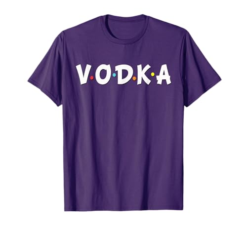 Russian Vodka Shirt Bartender Tee Alcohol Lovers Gifts T-Shirt