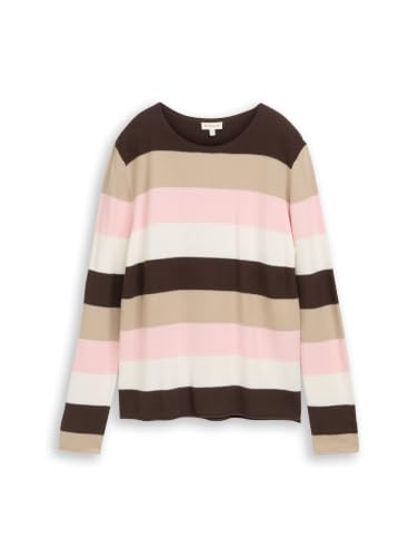 TOM TAILOR Damen Strickpullover mit Rundhalsausschnitt – Ansicht 4