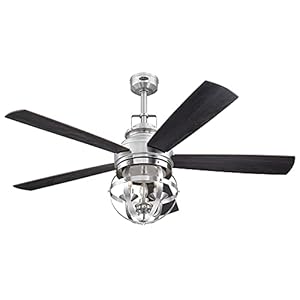 Westinghouse 7305700 Stella Mira Ceiling Fan 52 Brushed Nickel