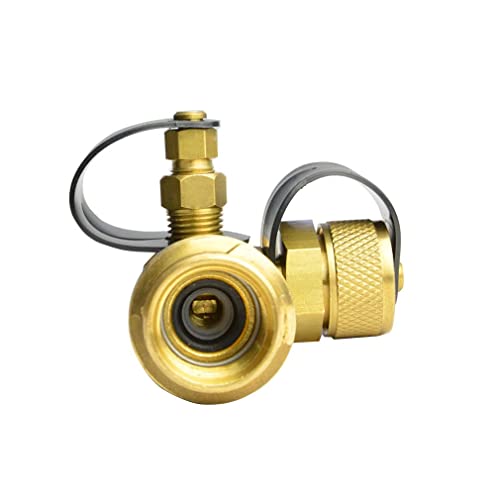 Stanbroil Propane Brass Tee With 4 Port Adapter For Motorhomes Tank Rv Camping-Solid Brass #TOP3