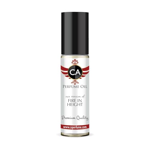 CA Perfume Impression of Fire in Height for Men Fragrance Oil Aromatic Fougere Scent Long Lasting Cologne for Men Travel Size TSA Ready Mini Parfum Body Oil Roll-on 0.33 Fl Oz 10ml