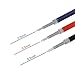 20pcs Neutral Gel Pen Refill Black Blue Red 0.5mm Refills Office School Stationery Student
