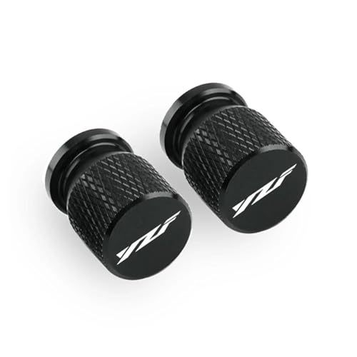 Bouchons de valve pneu étanches noirs pour Yamaha YZFR125 MT 125 R6 anti-poussière
