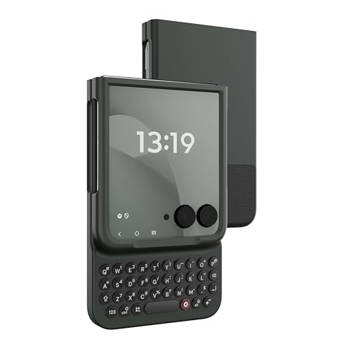 Image of Clicks Motorola Razr 2024 / Razr 50 / Razr 50 Ultra /Razr 2025 / Razr 60 / Razr 60 Ultra Keyboard Case Smartphone Case (Onyx)