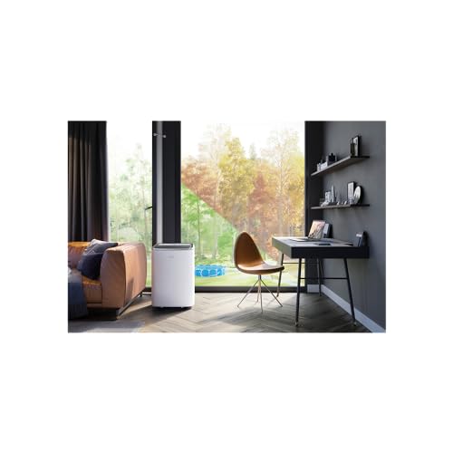 AEG Chillflex Pro AXP26U338CW mobile Klimaanlage / LED Display / Touch-Buttons / Fernbedienung / 30-40 m² / Kühlfunktion / Ventilator / Entfeuchtungsfunktion / Automatik / weiß/silber/schwarz – Bild 6