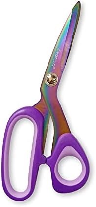 Professional Tailor Scissors, Heavy Duty Titanium Fabric Sewing Scissors, Multi-Purpose Shears for Fabric Cardboard Leather Carpet, Sewing Fabric Leather Dressmaking Shears Professional Scissors.