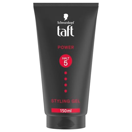 Schwarzkopf TAFT Gel Power (150 ml), Haargel für bis zu 48 Stunden starken Halt, sanft zu Haar und Kopfhaut, veganes, Gel