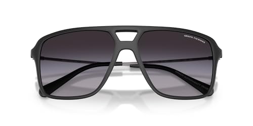 Image of Armani Exchange mens Ax4150su Universal Fit Aviator Sunglasses