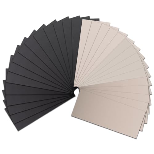 HWXINIE 耐水ペーパー 6種類30枚 極細目 紙やすりセット(1000 1500 2000 3000 5000 10000 各5枚入り)耐水サンドペーパー 230mm x 93mm 耐水ヤスリ 紙ヤスリ,ヘッドライト磨き 金属 木工 DIY作業に キッチンの掃に