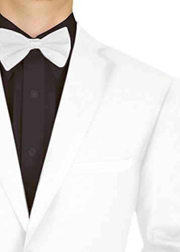 GN Men's Tuxedo Suit 2 Button Jacket Flat Front Adjustable Pant3