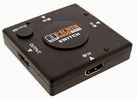 Little Flight Switch HDMI 3 Puertos 3 en 1 Salida para conectar m?s Dispositivos simult?neamente, conmutador 3 Puertos HDMI 3 en 1 Salida HD TV Little Flight Switch HDMI 3 Puertos 3 en 1 Salida para conectar m?s Dispositivos simult?neamente, conmutador 3 Puertos HDMI 3 en 1 Salida HD TV