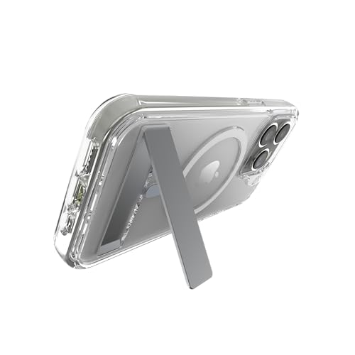 Coque transparente iPhone 15 Pro MagSafe béquille intégrée ZAGG Crystal