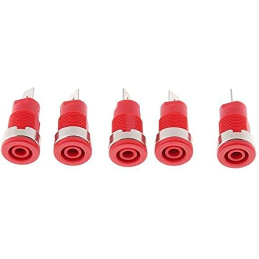 bnf 2x5pcs 4mm Banana Plug Safety Socket Panel Mount Bindin