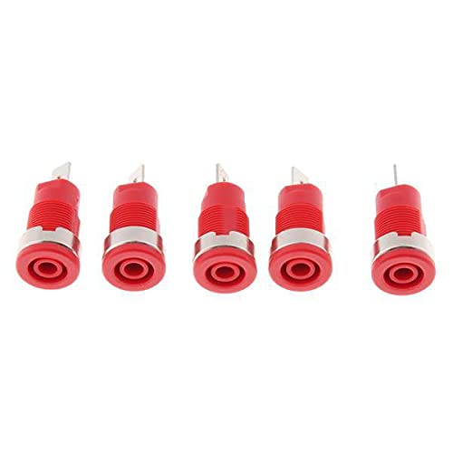 2x5pcs 4mm Banana Plug Safety Socket Panel Mount Binding Post Socket 32a Redaudio Cables Interconnects TV Video Audio Accessories TV Video Home Audio Consumer-image-17