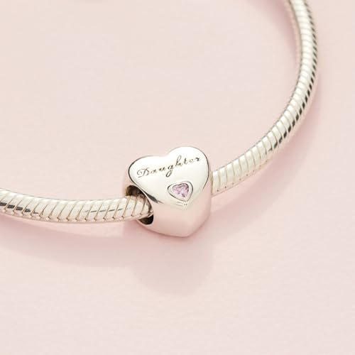 PANDORA Daughter Heart Charm - Compatible with PANDORA Moments - Sterling Silver - Gift for Her - Jewelry for Women with Gift Box4