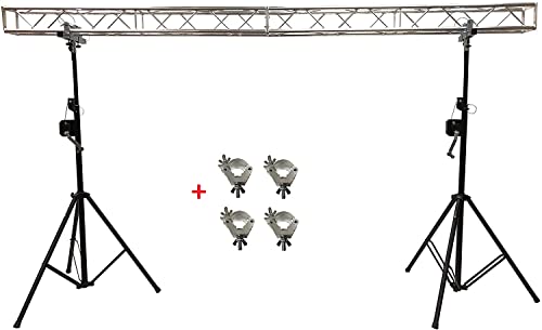 13' Wide W/10' Crank Stands Square Aluminum Trussing Mobile DJ Lighting System