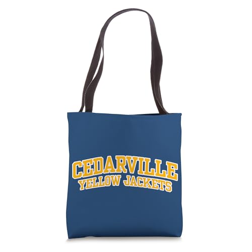 Bolso tote para fanáticos del deporte de la Universidad Cedarville miniatura 1