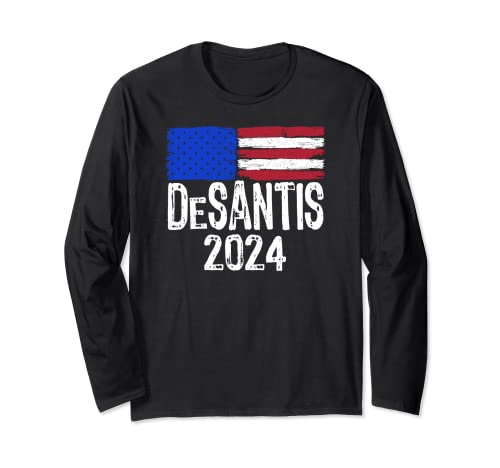 DeSantis 2024 | Ron DeSantis para Presidente 2024 Apoyador Manga Larga