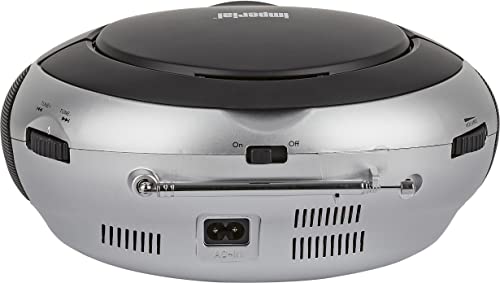 Imperial DABMAN PBB 2 draagbare cd-radio, digitale radio (CD-speler, DAB+/DAB/FM, boombox, stereo, batterij/netvoeding, AUX-in) zwart/zilver - Image 4