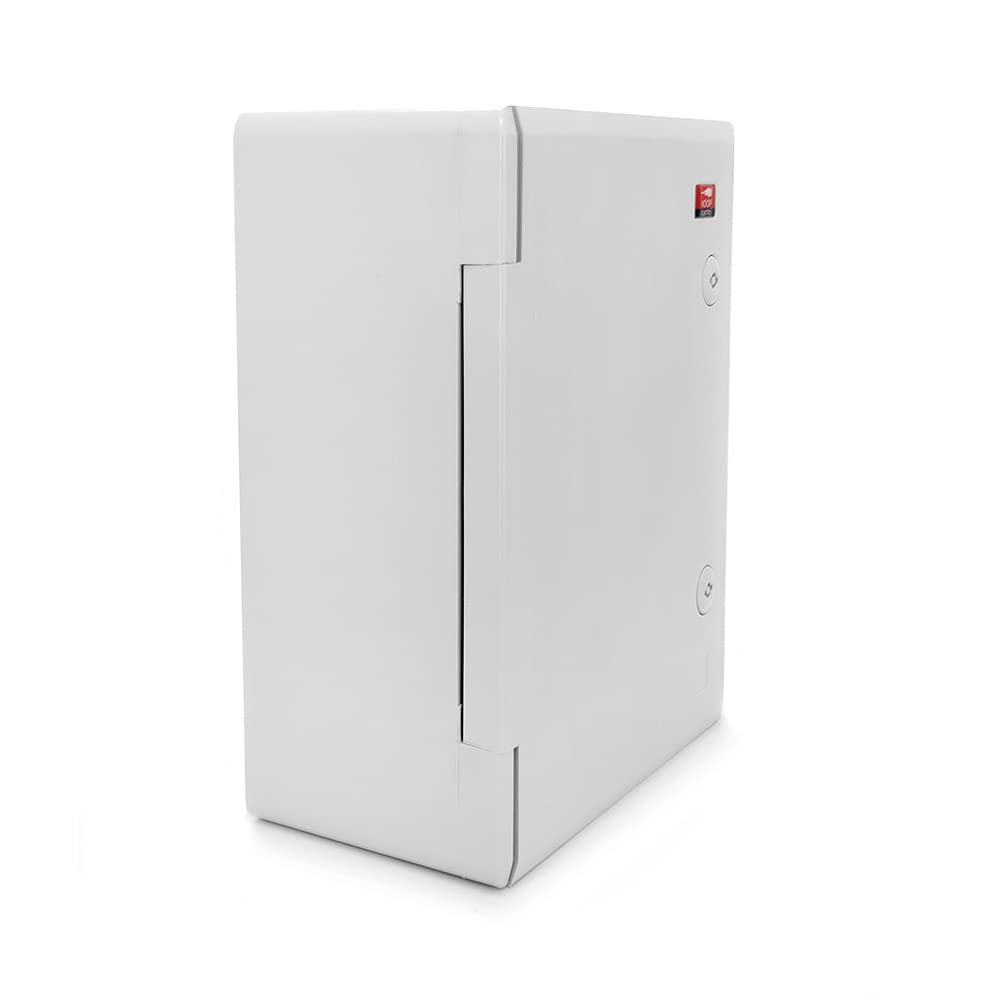 Schaltschrank Industriegehäuse IP65 verzinkter Montageplatte Verriegelung Tür mit umlaufender Dichtung Wandgehäuse Gehäuse Leergehäuse ABS Kunststoff leer Schrank 320x420x180mm 32x42x18