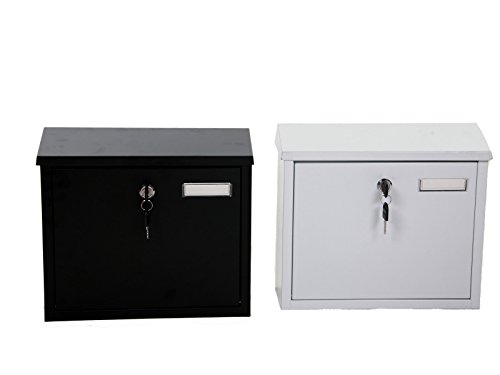 Preisvergleich Produktbild Generic Briefkasten Top Loading-schwarz oder weiss-Briefkasten, Postkasten Post