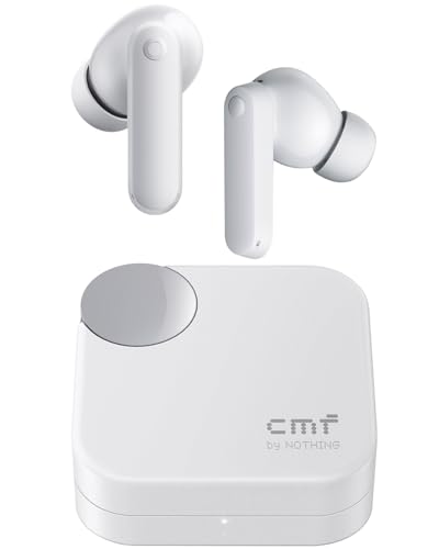 CMF by Nothing Buds 2a Bluetooth CXCz| 12.4mm oCIt@Co[ + JX^TPU_CAt | 42dB ANC | ő 35.5 Đ | 1̏[d8ԘAyĐ | 4