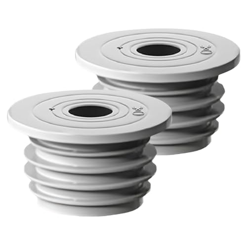 Bodenablaufdichtung – 2 Stück Abflussabdeckung für Abwasserrohr, Silikon-Abflussstopfen | Kleine Dichtungsabdeckung, Dichtungsring für Küchenrohre für Waschküche, Badezimmer, Badewanne