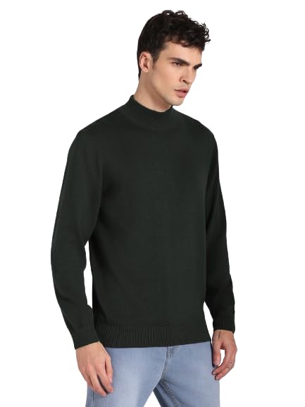 Image of HIGH Star Men's Cotton High Neck Sweater