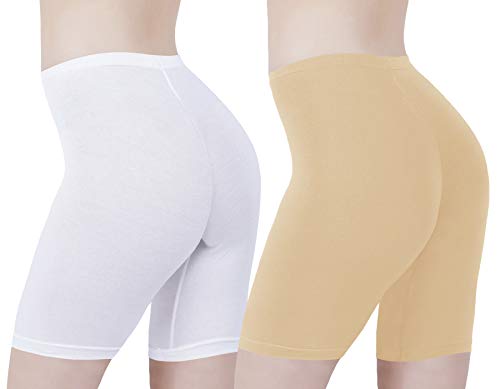 Image of Buy That Trendz Cotton Lycra Tight Fit Stretchable Cycling Shorts Womens | Shorties for Active wear /Exercise /Workout /Yoga /Gym /Cycle /Running Red Grey Combo Pack of 2