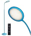 Tenmiro LED Floor Lamps for Living Room, Bright Modern Reading Floor Lamp with Stepless Adjust Color Temperatures & Brightness, Standing Lamp with RF Remote & Touch Control(Bule)
