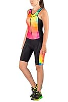 Dare2tri 1517XSb-r Frauen Large Talld Funcky Tri-Suit XS schwarz/rot, Herstellergröße